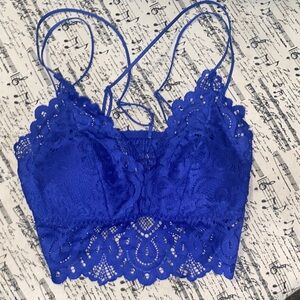 Crisscrossed Lace Bralette